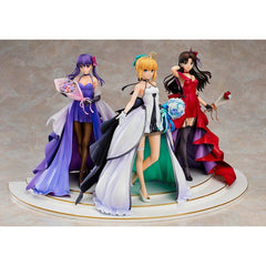 Fate/Stay Night: Saber, Rin Tohsaka and Sakura Matou 15th Celebration Dress Ver. - 1/7 Complete Figure